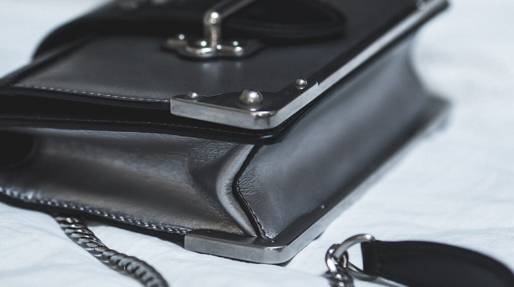 a black purse accessory