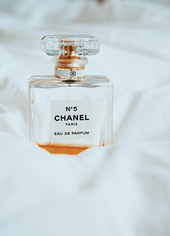 a bottle of fragrant Chanel number 5